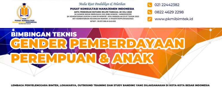 BIMTEK GENDER PEMBERDAYAAN PEREMPUAN & ANAK